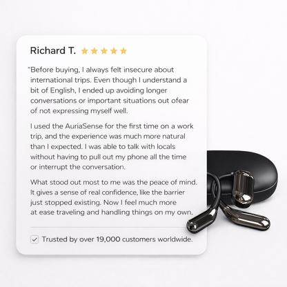 AuriaSense™ AI Earbuds [Smarter Connection, Real Freedom]
