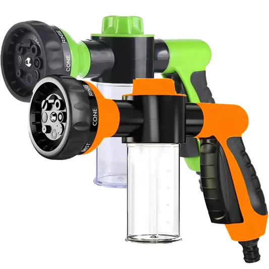 FurFresh Jet Pro - Portable High Pressure Water Gun with Foam Lance