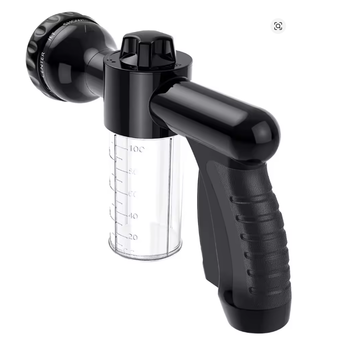 FurFresh Jet Pro - Portable High Pressure Water Gun with Foam Lance